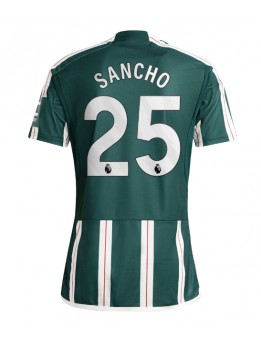 Manchester United Jadon Sancho #25 Replika Borta Kläder 2023-24 Kortärmad